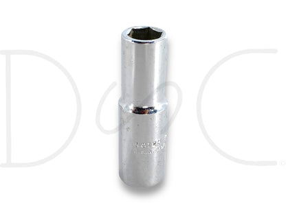 Proto 3/8" Deep Socket 3/8" Drive 6 Point Sae 6Pt Chrome USA 5012H