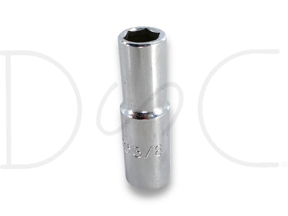 Proto 3/8" Deep Socket 3/8" Drive 6 Point Sae 6Pt Chrome USA 5012H