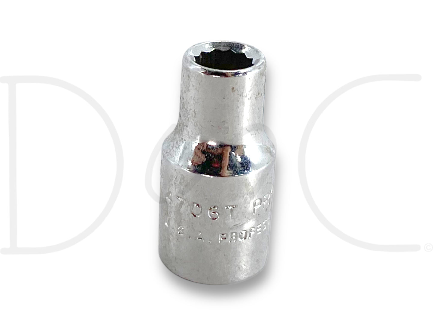 Proto 3/16" Shallow Socket 1/4" Drive 12 Point Sae 12Pt Chrome USA 4706T