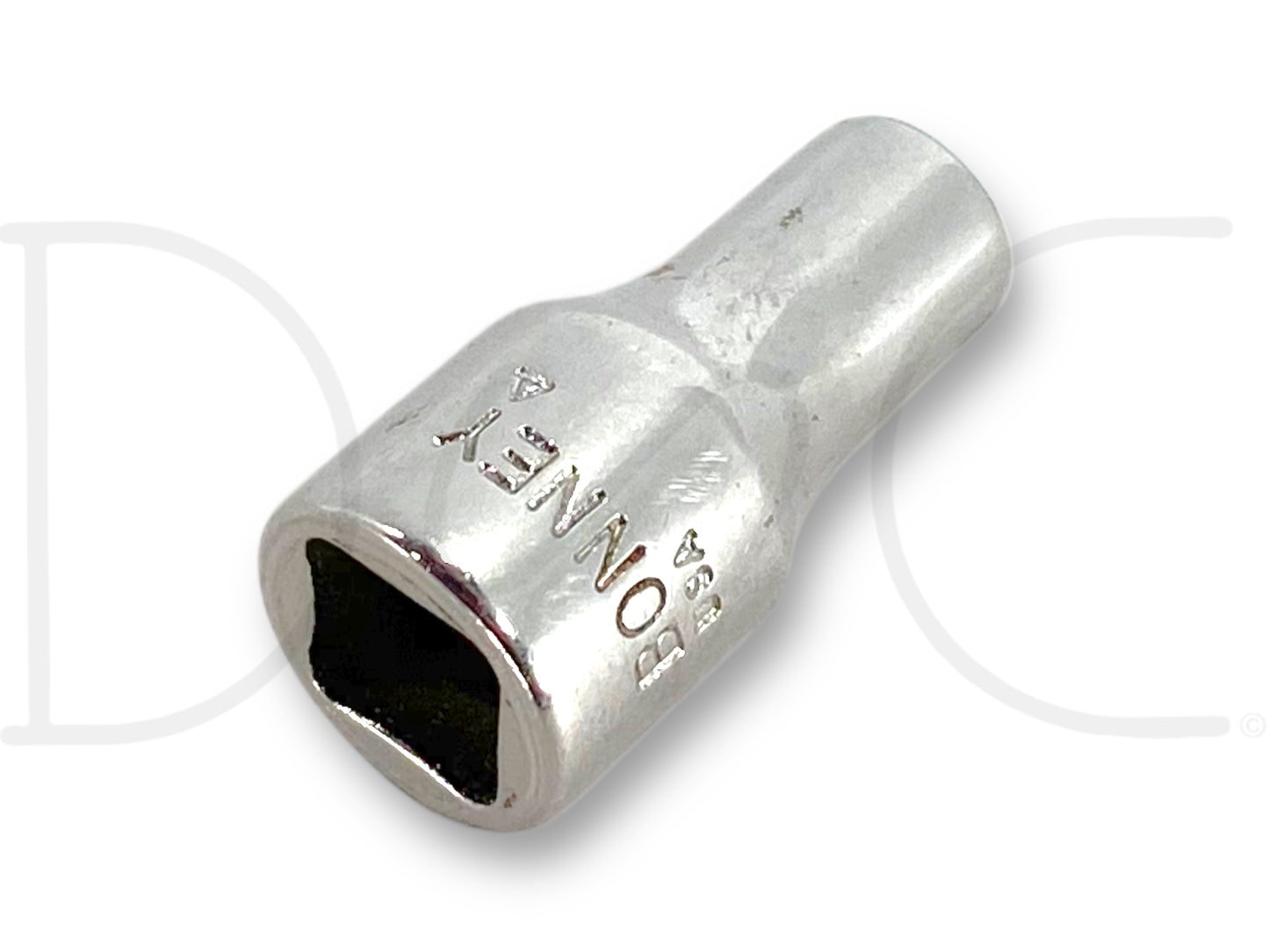 Bonney 3/16" Shallow Socket 1/4" Drive 12 Point Sae 12Pt Chrome USA V6