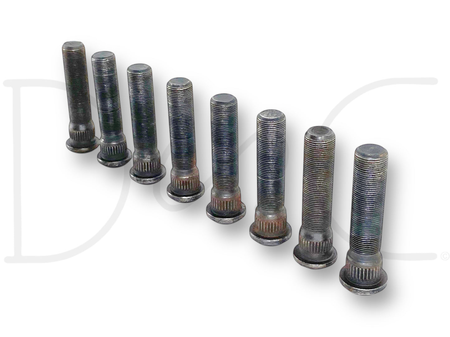 Wheel Stud 10.9 Metric M22-1.50 Fine Thread 3" Thread / 4.25" Overall Set Of 8