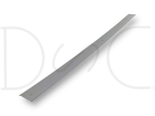 92-97 Ford F250 F350 Rear Interior Headliner Molding Upper Trim Opal Gray *Blem* showing a long, narrow opal gray trim piece with light wear and minor surface rust spots, compatible with 1992-1997 Ford F-250 and F-350 trucks.