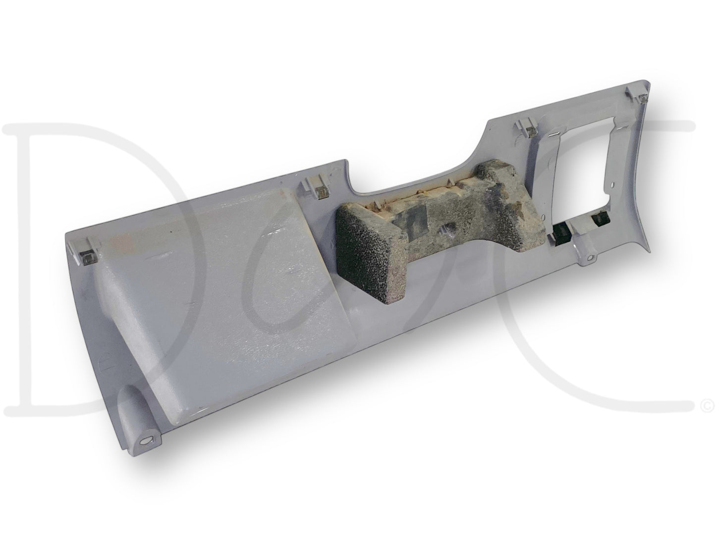 94-97 Ford F250 F350 Knee Bolster Lower Dash Bezel Pocket Opal Gray OE *Blem*