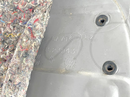 94-97 Ford F250 F350 LH Left Driver Front Door Panel Power Opal Gray OE *Blem*