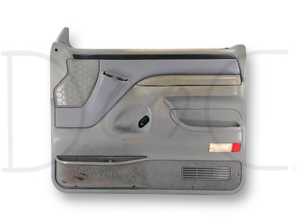 94-97 Ford F250 F350 RH Right Passenger Front Door Panel Power Opal Gray OE