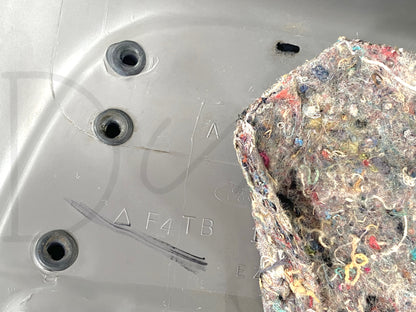 94-97 Ford F250 F350 RH Right Passenger Front Door Panel Power Opal Gray OE