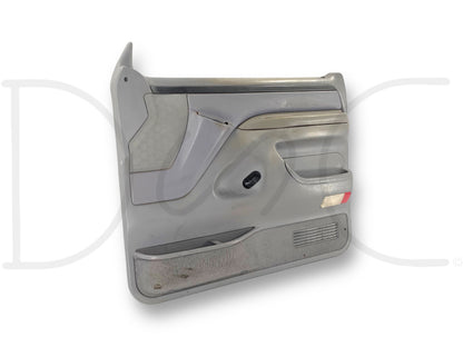 94-97 Ford F250 F350 RH Right Passenger Front Door Panel Power Opal Gray OE