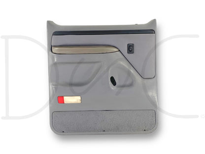 94-97 Ford F250 F350 LH Left Driver Rear Door Panel Power Opal Gray OE