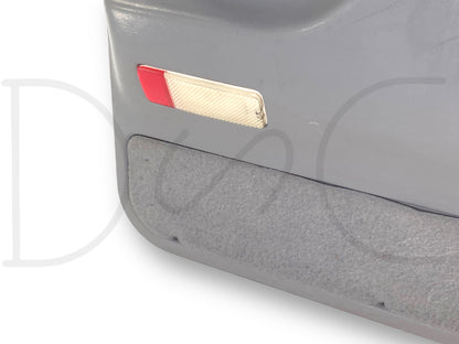 94-97 Ford F250 F350 LH Left Driver Rear Door Panel Power Opal Gray OE