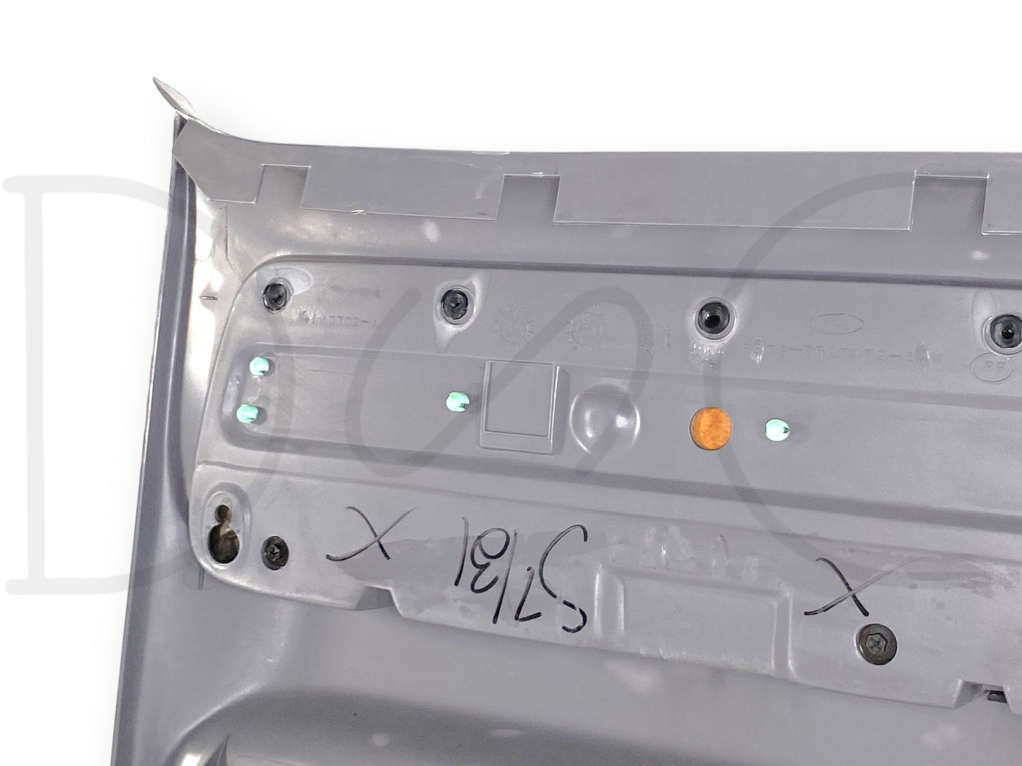 94-97 Ford F250 F350 RH Right Passenger Rear Door Panel Power Opal Gray OE