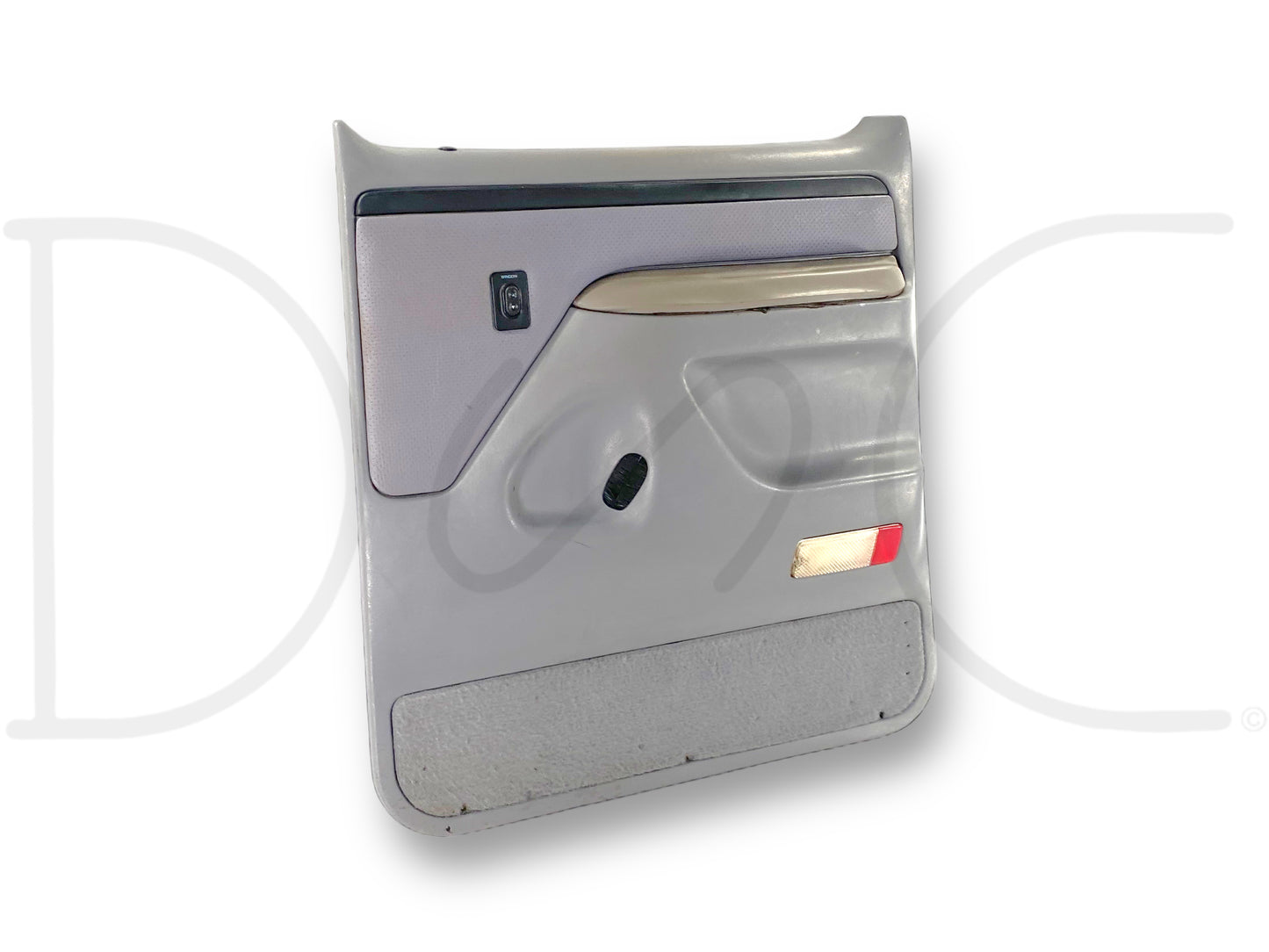 94-97 Ford F250 F350 RH Right Passenger Rear Door Panel Power Opal Gray OE