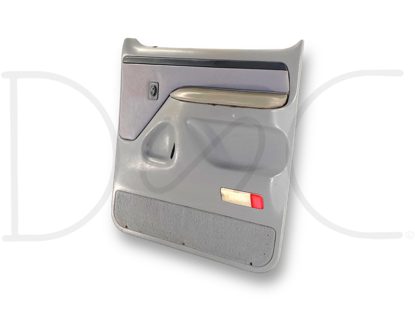 94-97 Ford F250 F350 RH Right Passenger Rear Door Panel Power Opal Gray OE