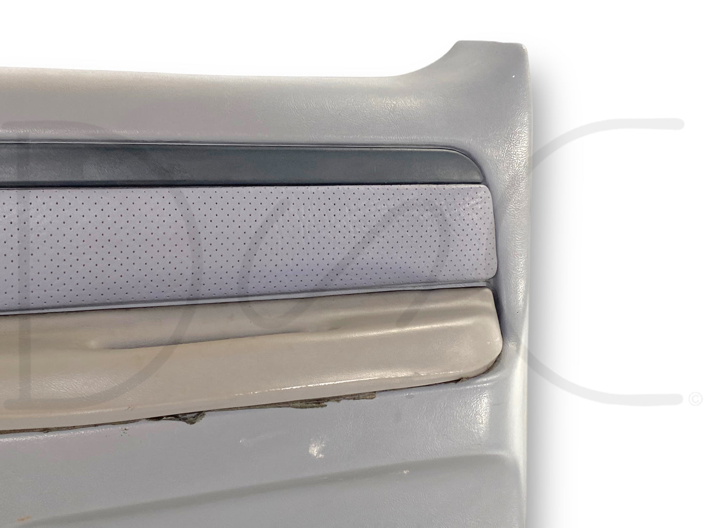 94-97 Ford F250 F350 RH Right Passenger Rear Door Panel Power Opal Gray OE