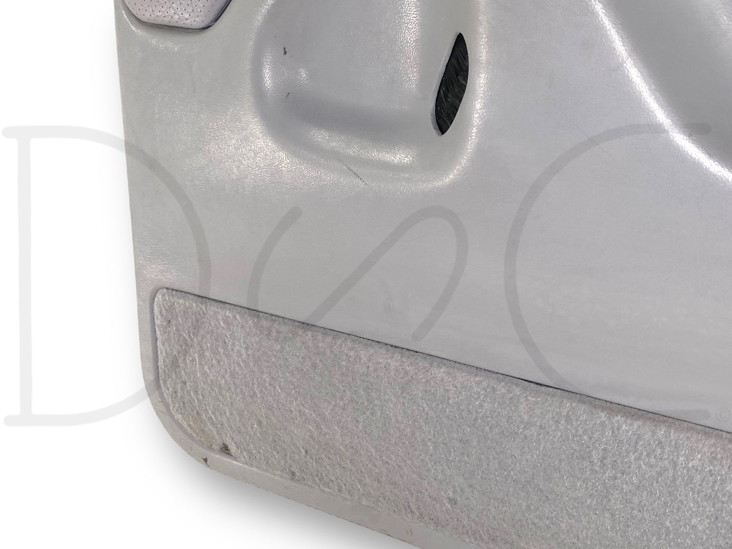 94-97 Ford F250 F350 RH Right Passenger Rear Door Panel Power Opal Gray OE