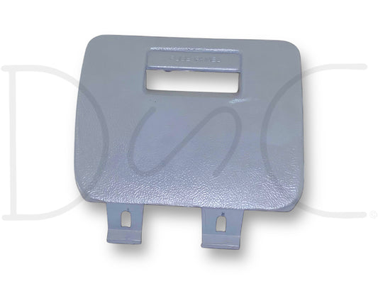 92-97 Ford F250 F350 Lower Dash Fuse Panel Cover Trim Opal Gray OE F2Tb-15045D64, used good condition with light wear, designed to fit 1994-1997 Ford F-250 and F-350 trucks, featuring durable opal gray textured finish for OEM style dash restoration.