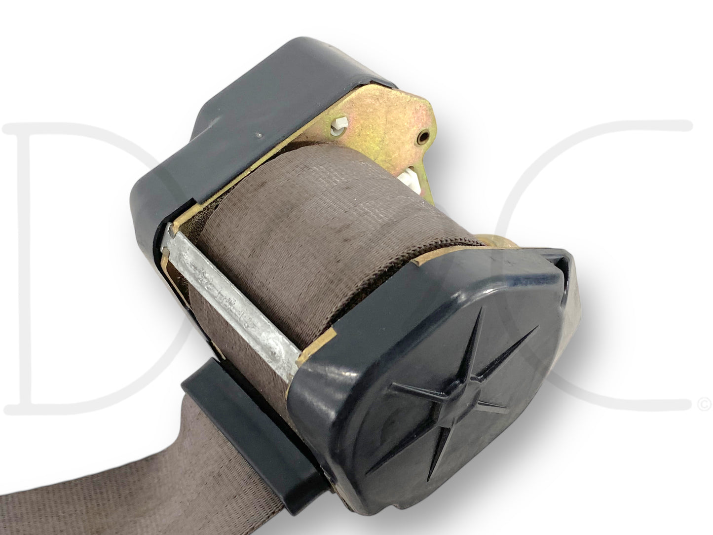 92-97 Ford F250 F350 RH Right Passenger Front Seat Belt Seatbelt Gray OE