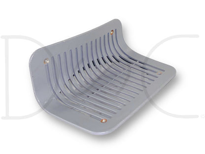 92-97 Ford F250 F350 LH Left Driver Rear Speaker Grill Cover Opal Gray OEM