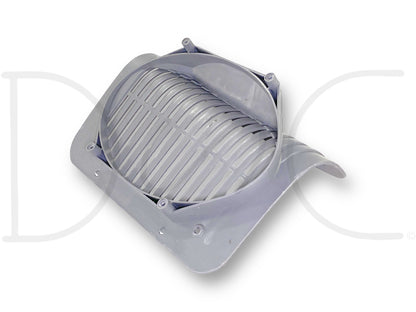 92-97 Ford F250 F350 RH Right Passenger Rear Speaker Grill Cover Opal Gray OEM