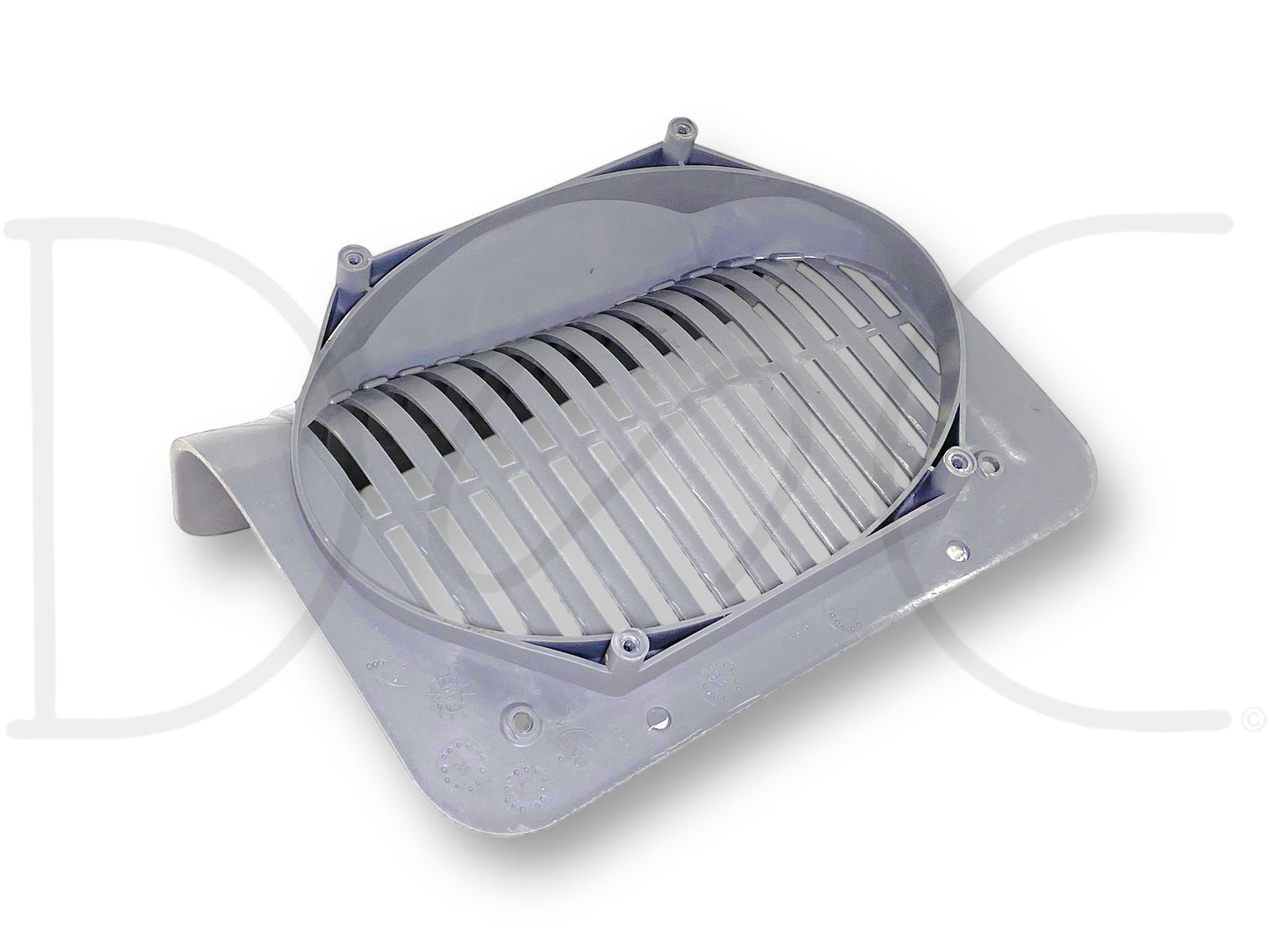 92-97 Ford F250 F350 RH Right Passenger Rear Speaker Grill Cover Opal Gray OEM