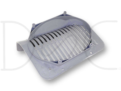 92-97 Ford F250 F350 RH Right Passenger Rear Speaker Grill Cover Opal Gray OEM
