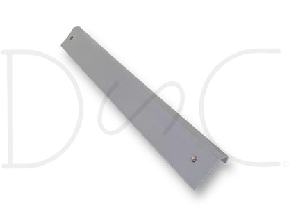 92-97 Ford F250 F350 Crew Cab Rear Upper Door Trim LH Left Opal Gray OE