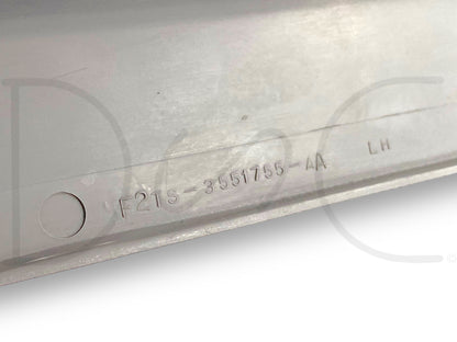 92-97 Ford F250 F350 Crew Cab Rear Upper Door Trim LH Left Opal Gray OE