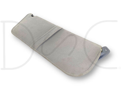 87-97 Ford F250 F350 LH Left Driver Sun Visor Opal Gray OEM