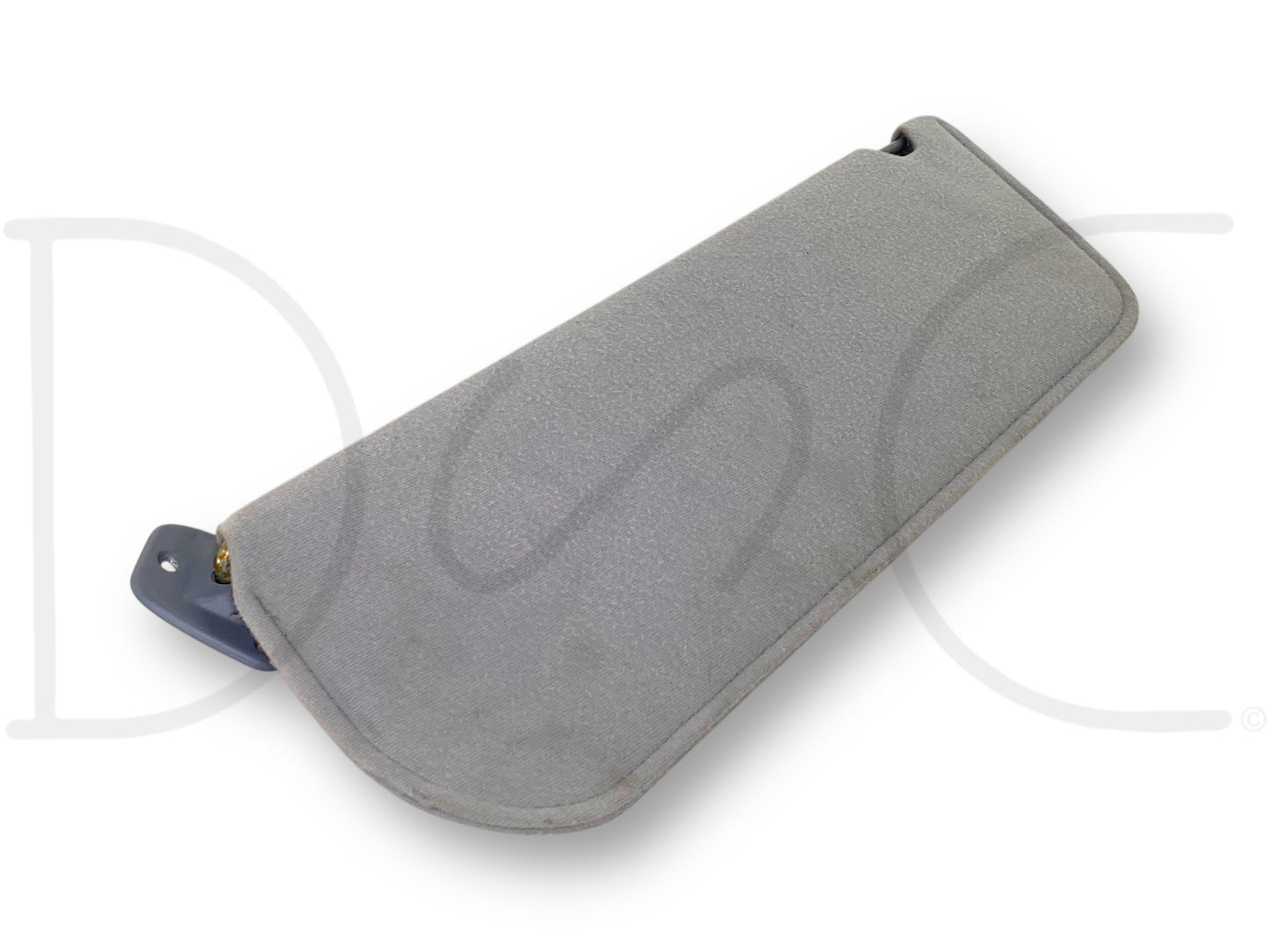 87-97 Ford F250 F350 RH Right Passenger Sun Visor Opal Gray W/ Mirror OEM