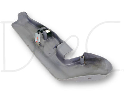 92-97 Ford F250 F350 RH Right Passenger Seat Side Trim Panel Opal Gray OEM