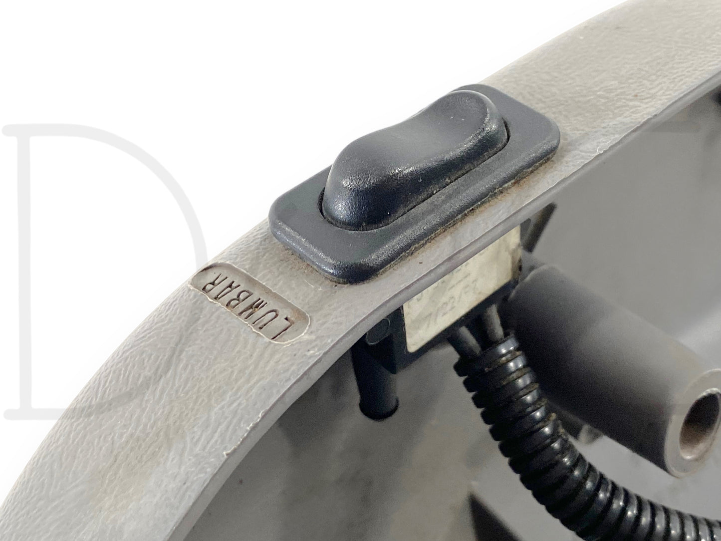92-97 Ford F250 F350 RH Right Passenger Seat Side Trim Panel Opal Gray OEM