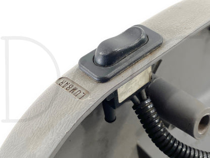 92-97 Ford F250 F350 RH Right Passenger Seat Side Trim Panel Opal Gray OEM