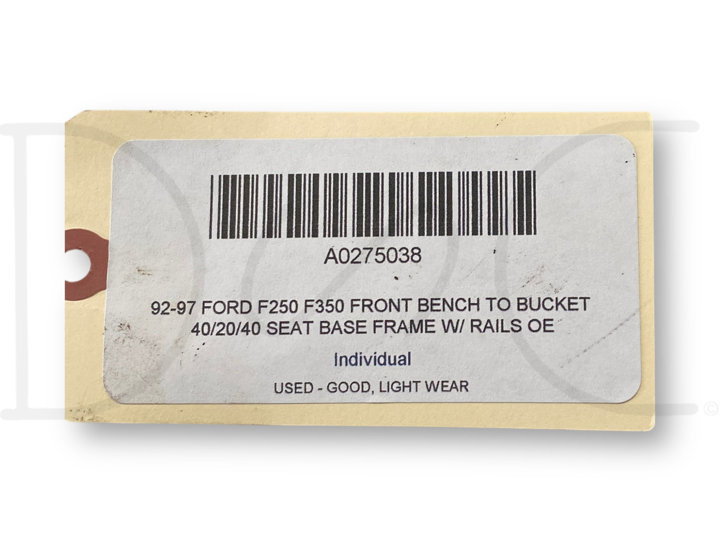 92-97 Ford F250 F350 Front Bench To Bucket 40/20/40 Seat Base Frame W/ Rails OE