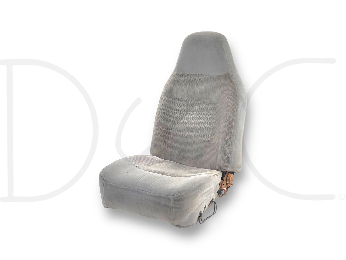 92-96 Ford F150 F250 97 F350 LH Left Driver Front Bucket Seat Opal Gray 40/20/40