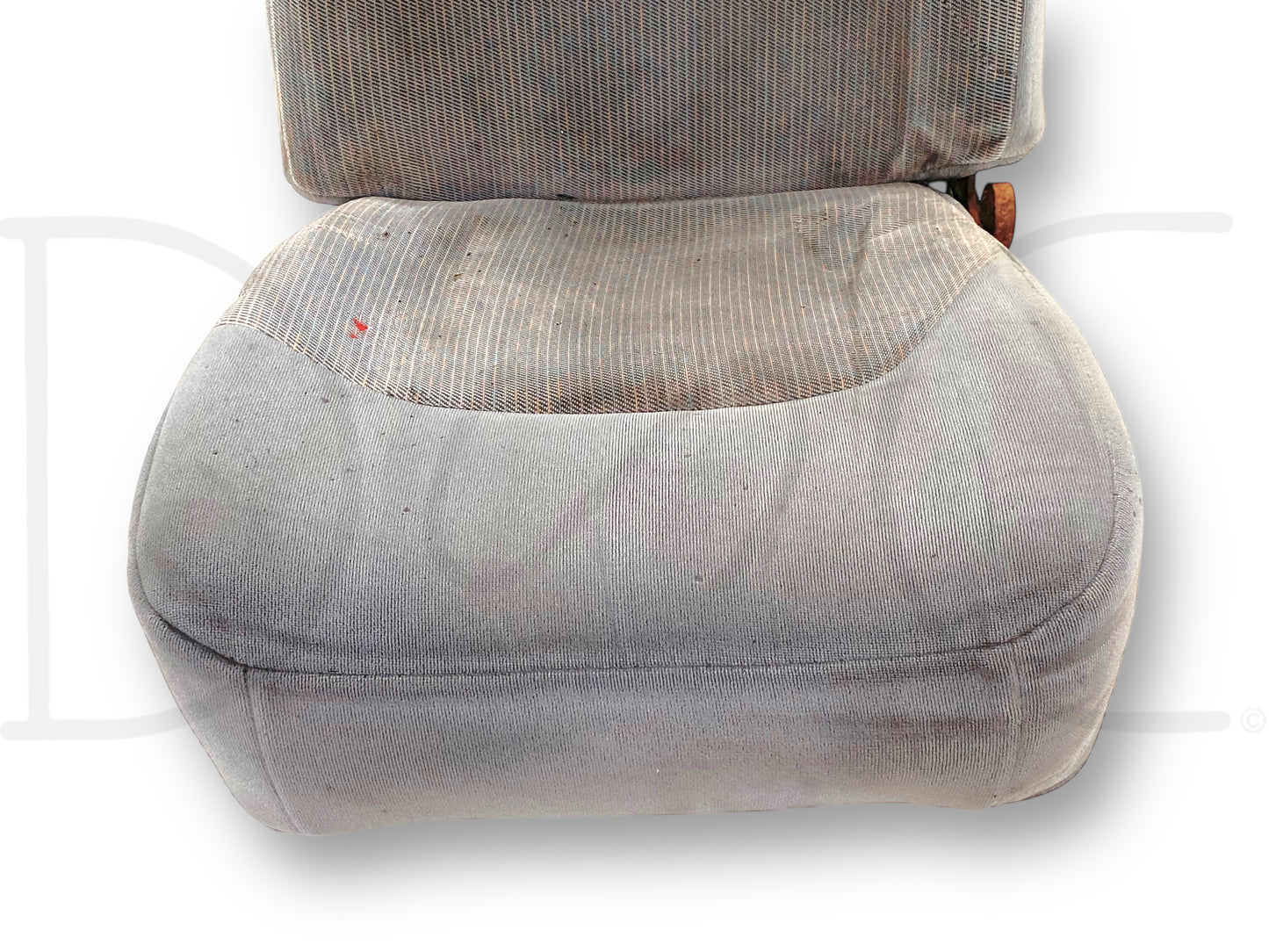 92-96 Ford F150 F250 97 F350 LH Left Driver Front Bucket Seat Opal Gray 40/20/40