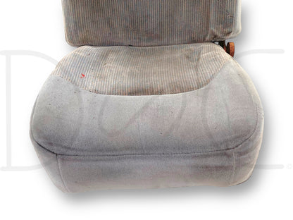 92-96 Ford F150 F250 97 F350 LH Left Driver Front Bucket Seat Opal Gray 40/20/40