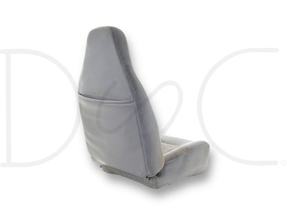 92-96 Ford F150 F250 97 F350 LH Left Driver Front Bucket Seat Opal Gray 40/20/40
