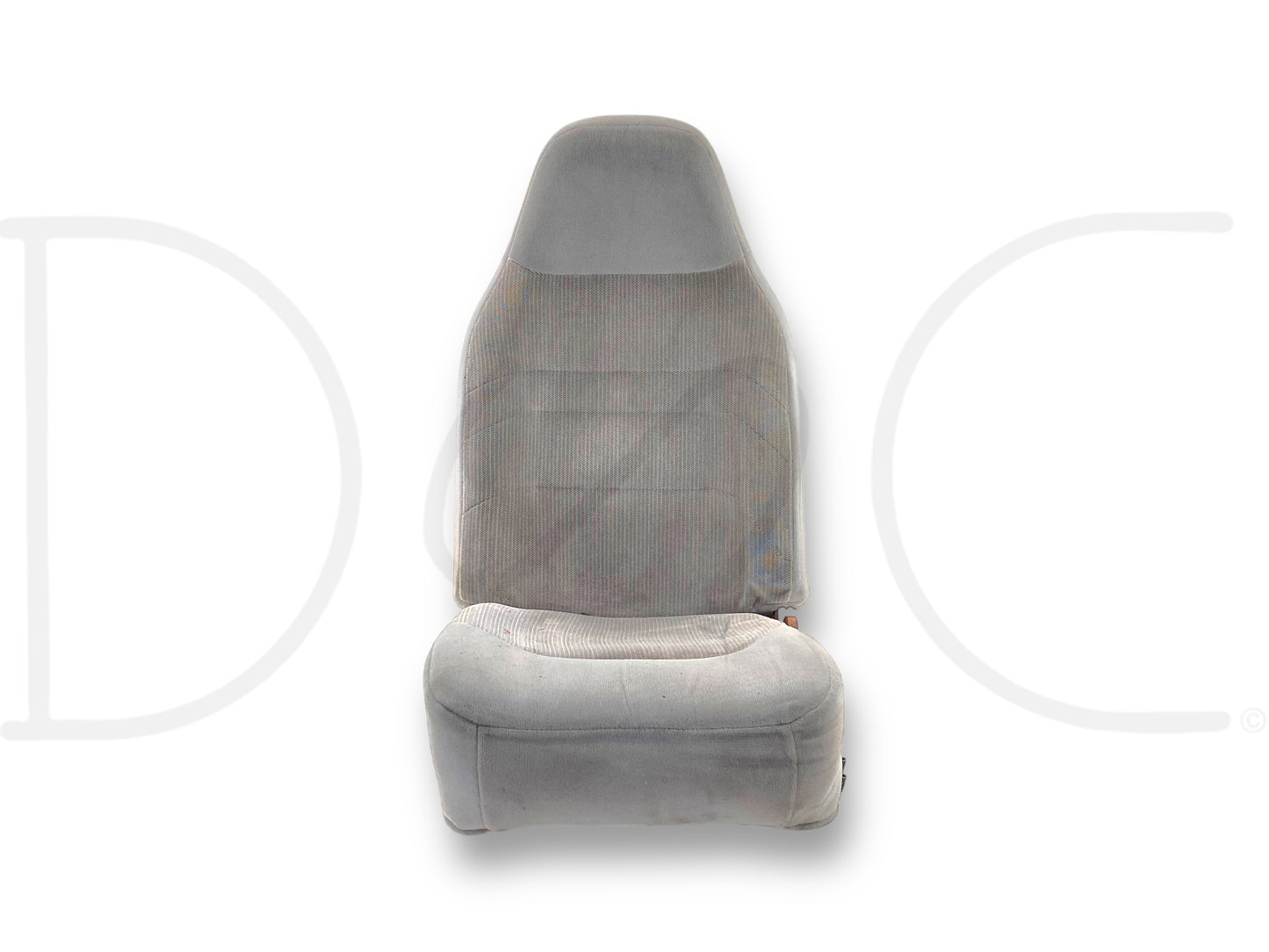 92-96 Ford F150 F250 97 F350 LH Left Driver Front Bucket Seat Opal Gray 40/20/40