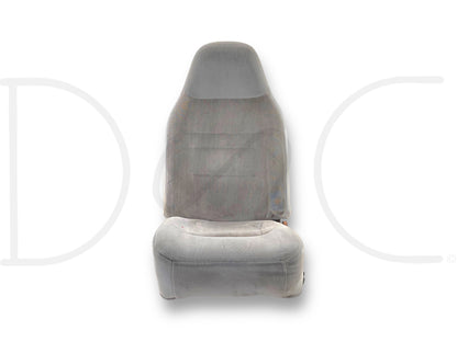 92-96 Ford F150 F250 97 F350 LH Left Driver Front Bucket Seat Opal Gray 40/20/40