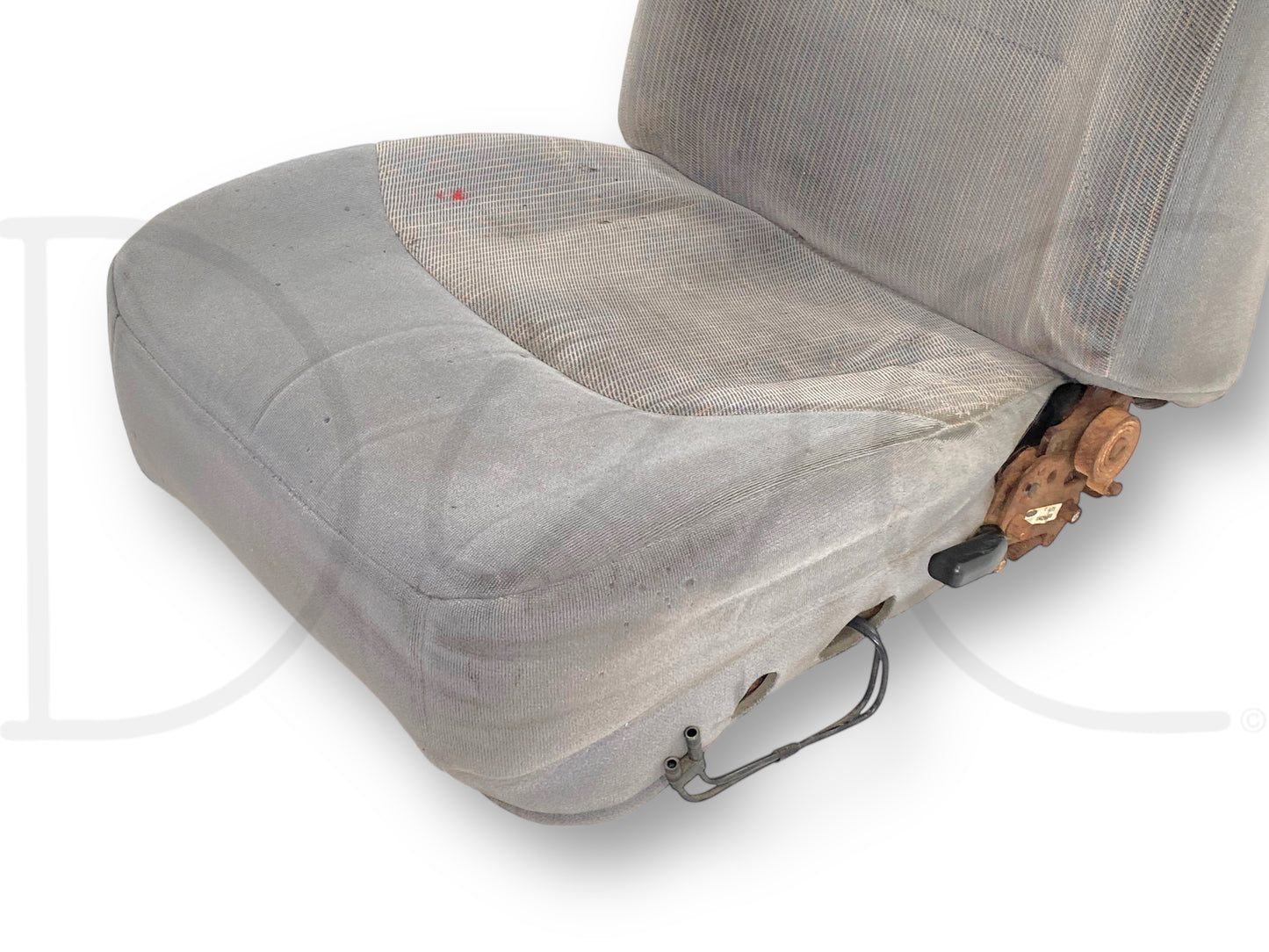 92-96 Ford F150 F250 97 F350 LH Left Driver Front Bucket Seat Opal Gray 40/20/40