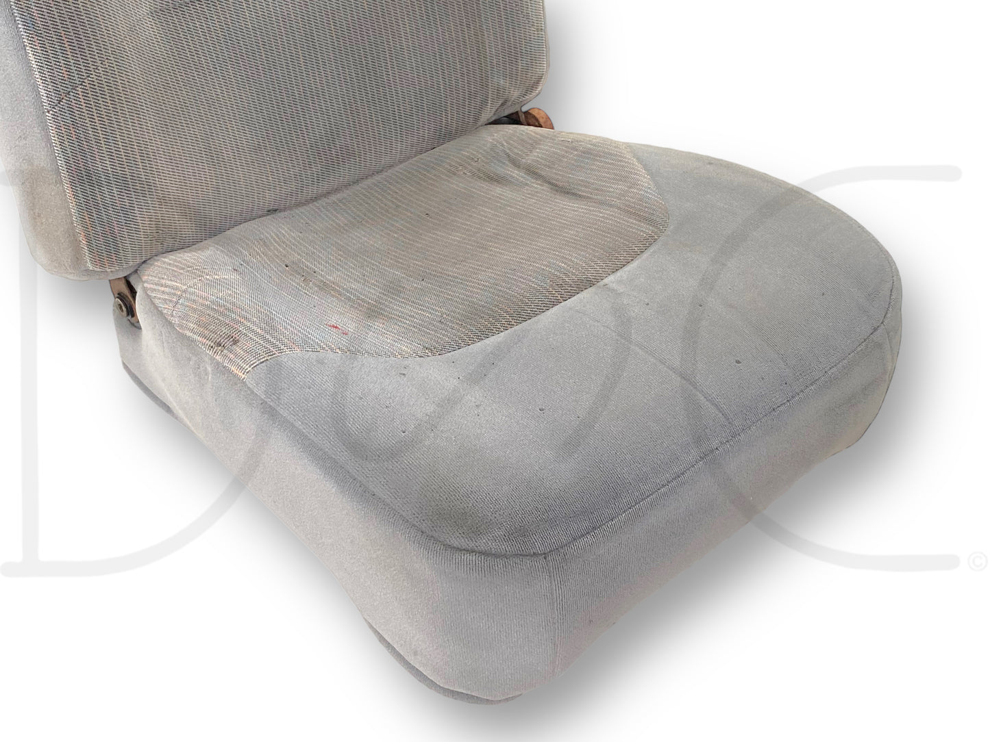 92-96 Ford F150 F250 97 F350 LH Left Driver Front Bucket Seat Opal Gray 40/20/40