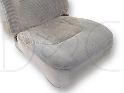 92-96 Ford F150 F250 97 F350 LH Left Driver Front Bucket Seat Opal Gray 40/20/40