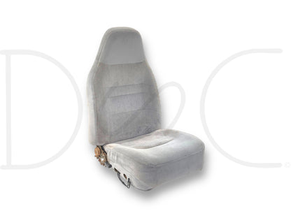 92-96 Ford F150 F250 97 F350 RH Right Passenger Front Bucket Seat Gray 40/20/40