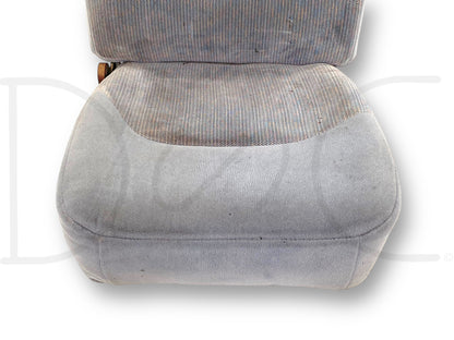 92-96 Ford F150 F250 97 F350 RH Right Passenger Front Bucket Seat Gray 40/20/40