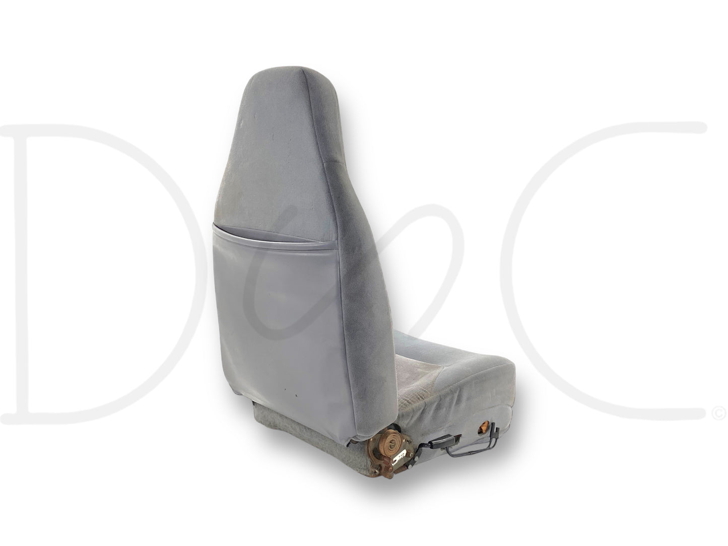 92-96 Ford F150 F250 97 F350 RH Right Passenger Front Bucket Seat Gray 40/20/40