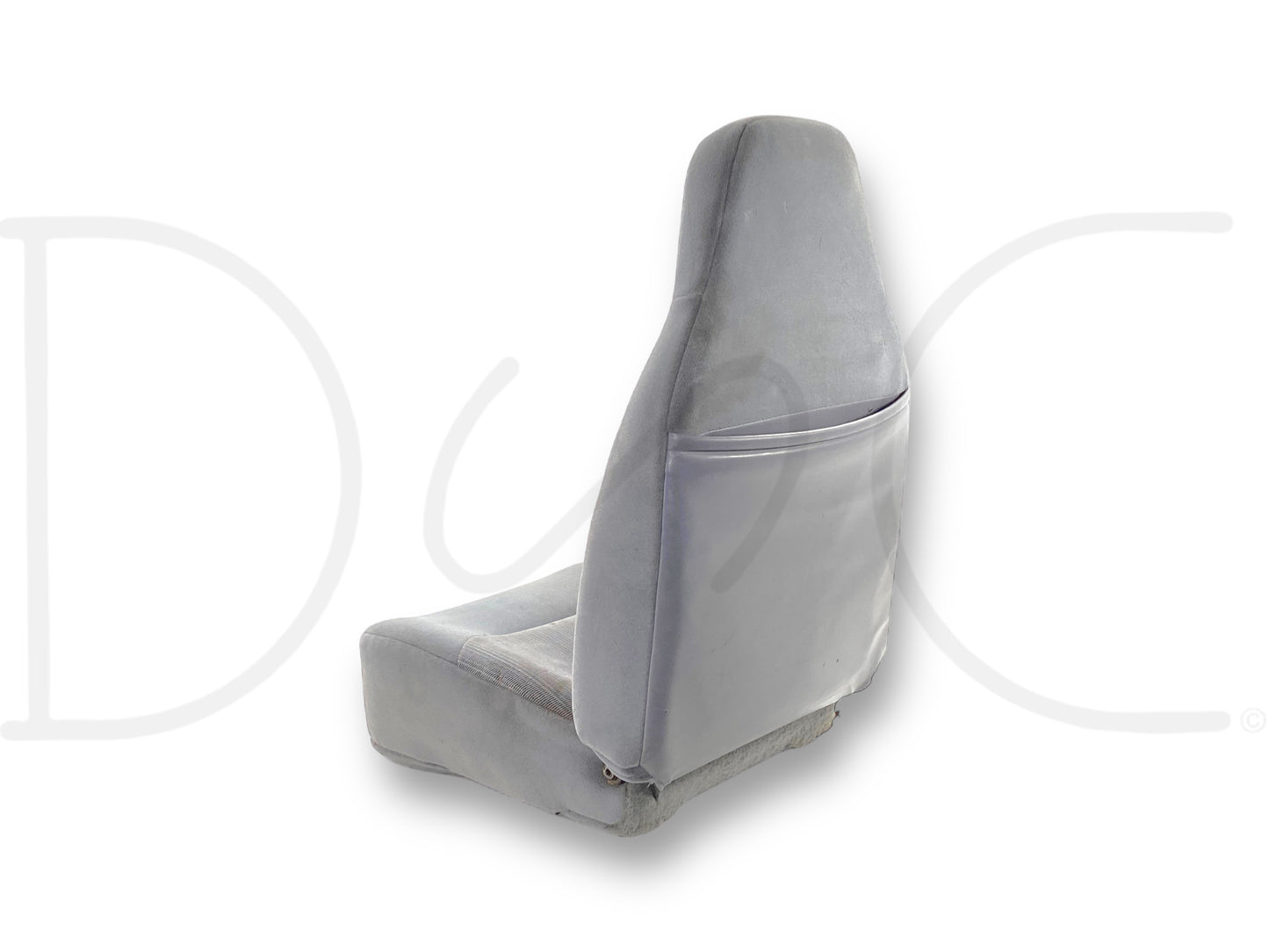 92-96 Ford F150 F250 97 F350 RH Right Passenger Front Bucket Seat Gray 40/20/40