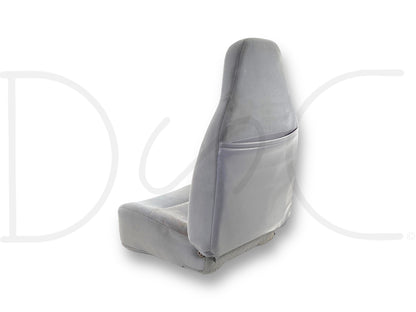 92-96 Ford F150 F250 97 F350 RH Right Passenger Front Bucket Seat Gray 40/20/40