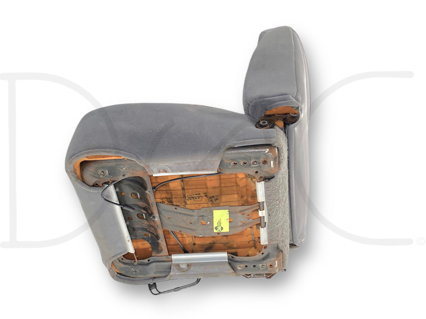 92-96 Ford F150 F250 97 F350 RH Right Passenger Front Bucket Seat Gray 40/20/40