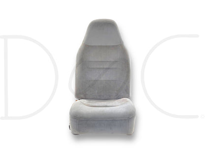 92-96 Ford F150 F250 97 F350 RH Right Passenger Front Bucket Seat Gray 40/20/40