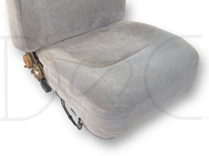 92-96 Ford F150 F250 97 F350 RH Right Passenger Front Bucket Seat Gray 40/20/40