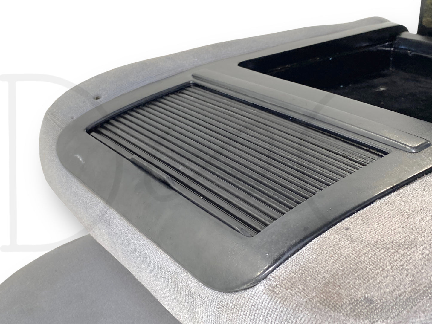 92-97 Ford F250 F350 Front Center Console Jump Seat 40/20/40 Gray Cloth OEM